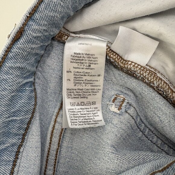 Madewell Wide-Leg Crop Jeans (Sz 31) The Perfect Vintage Light Wash High Rise - Picture 13 of 13